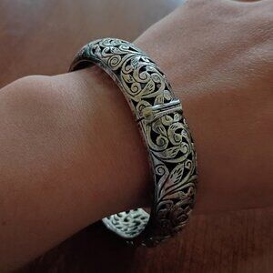 Silpada Sterling Silver “Forever Stunning” Bangle Bracelet (B1829)